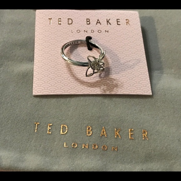 NWT Ted Baker London M/L Breeze Crystal Ring - Picture 4 of 8